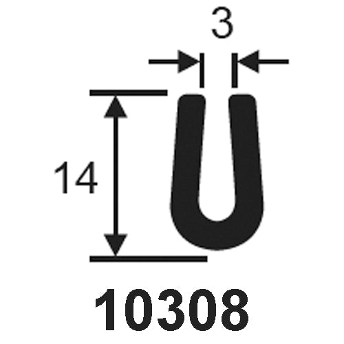 U Channel - Century Foam & Rubber