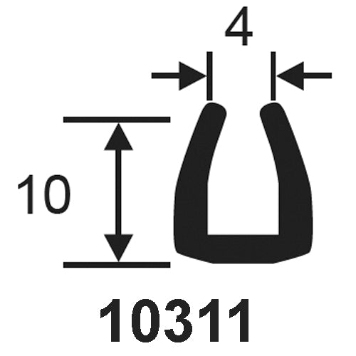 U Channel - Century Foam & Rubber