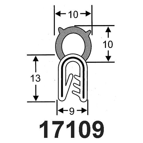 Pinchweld Top Bulb - Century Foam & Rubber