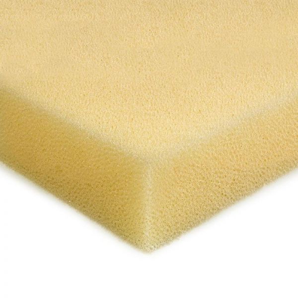 Filter Foam - Low Reticulated Square (Cream in colour) - Century Foam & Rubber